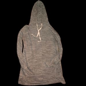 Hooded grey shirt